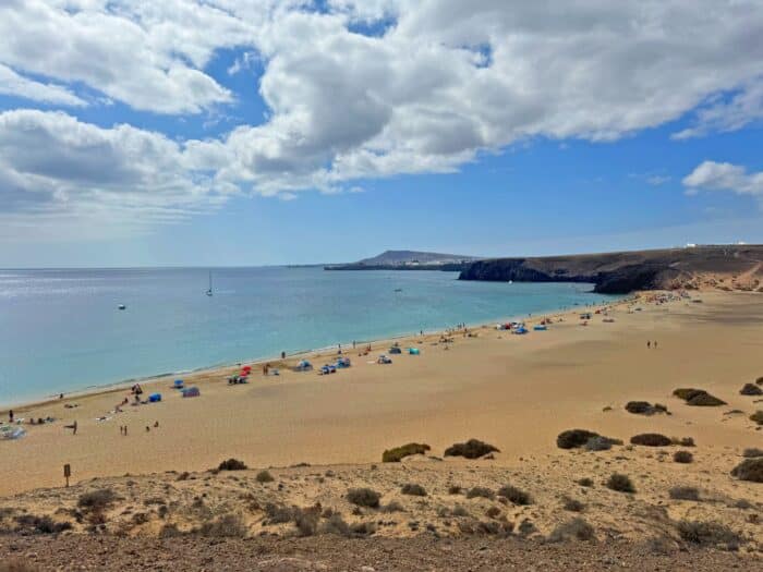 Playa Mujeres. Playas más bonitas de Lanzarote