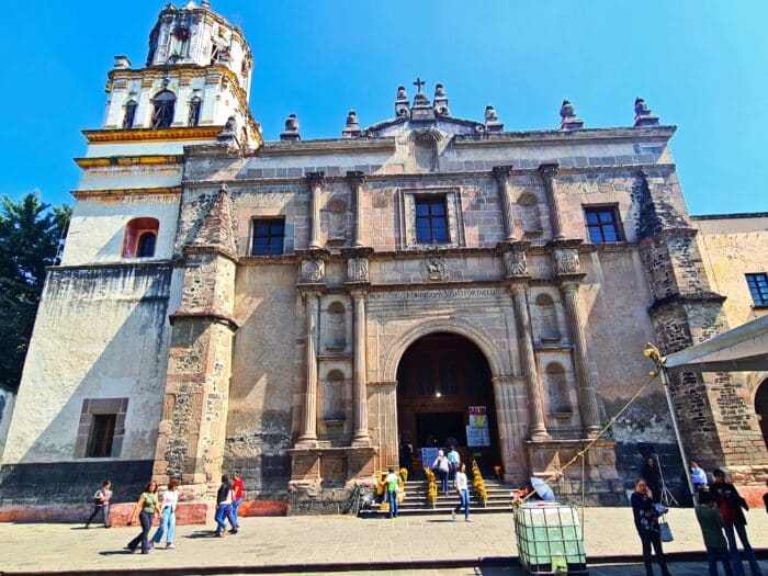 Iglesia de San Juan Bautista. Qué ver en Coyoacán