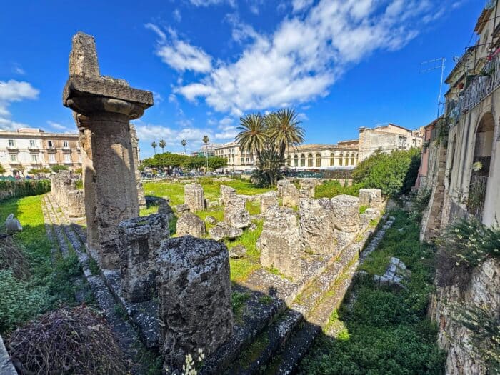 Templo Apolo. Qué ver en Siracusa