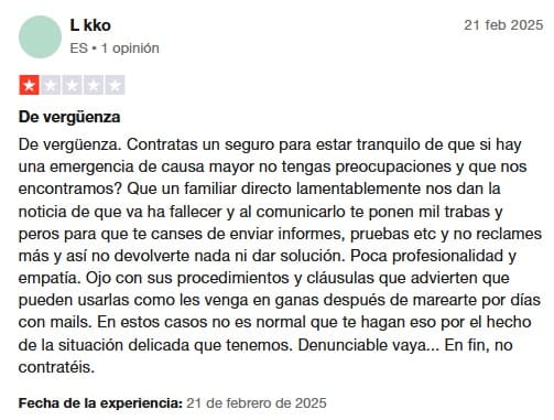 Ergo seguros de viaje opiniones negativas Ergo seguros de viaje opiniones negativas