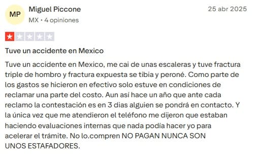 Opiniones Assist Card negativas Opiniones Assist Card negativas