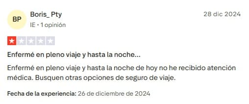 Opinión Assist Card negativa Opinión Assist Card negativa