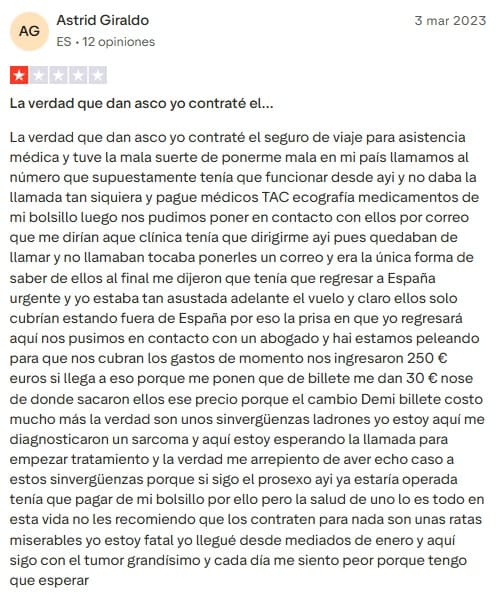seguros de viaje Allianz opiniones negativas seguros de viaje Allianz opiniones negativas