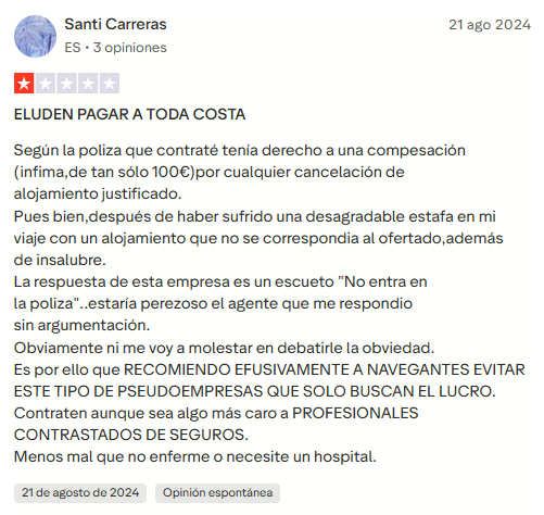 Opiniones negativas Fit2Trip