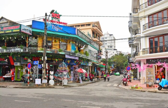 Calle Pham Ngu Lao. Dónde alojarse en Hué