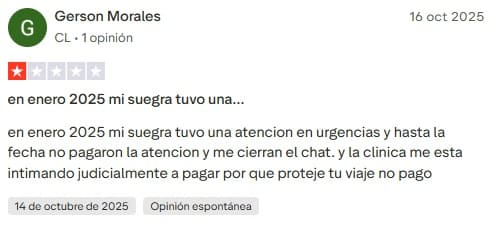 Opiniones Protegetuviaje negativas