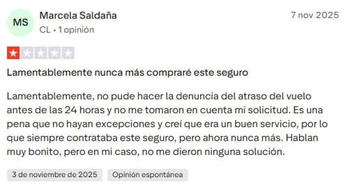 Protegetuviaje opiniones negativas
