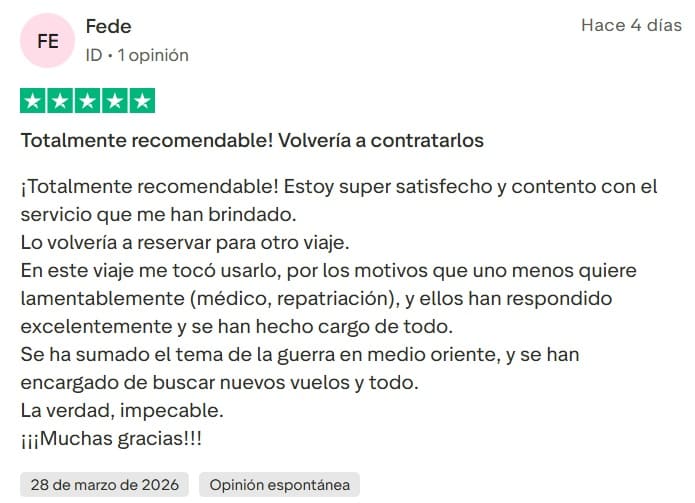 seguro IATI Mochilero opinión positiva seguro IATI Mochilero opinión positiva