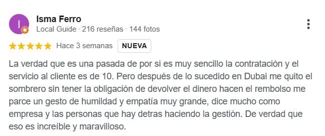 Review IATI positiva Review IATI positiva
