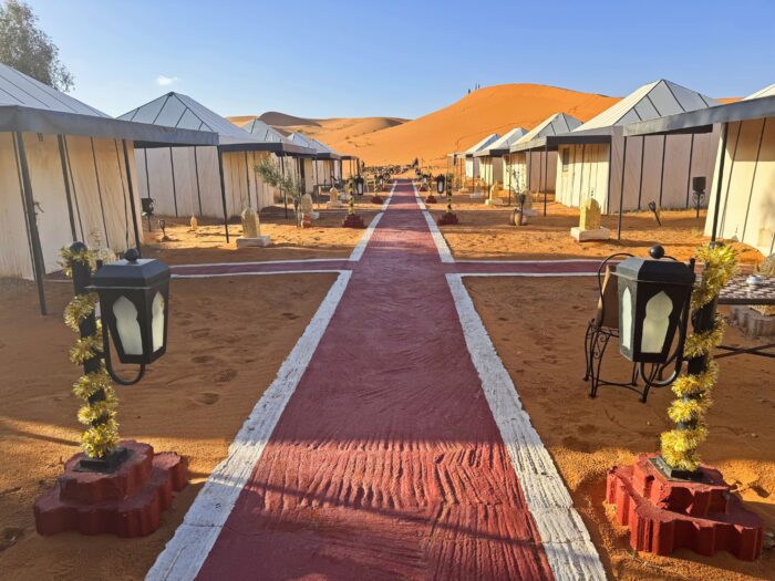 Mi campamento. Dónde dormir en el desierto de Merzouga