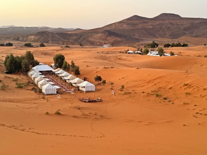Campamento en Merzouga. Dónde dormir en el desierto de Merzouga