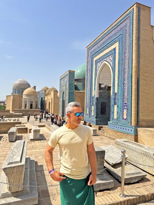 Necrópolis de Shah-i-Zinda, centro histórico. Zonas donde alojarse en Samarcanda