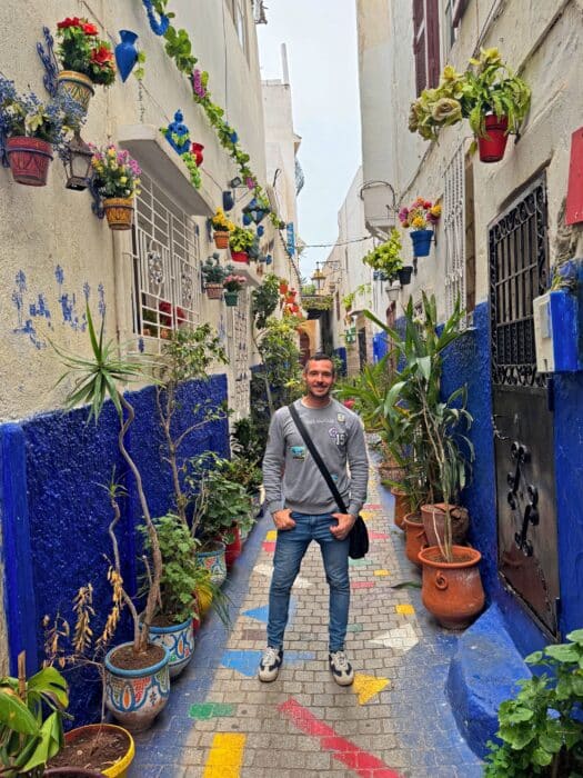 Calle bonita de Rabat. Qué ver en Rabat