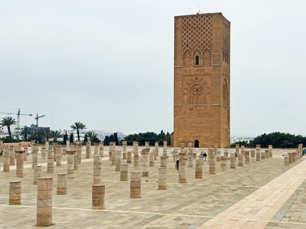 Torre Hassan. Dónde alojarse en Rabat