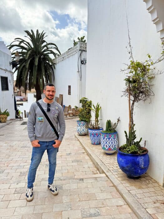 Calles de Rabat. Dónde dormir en Rabat