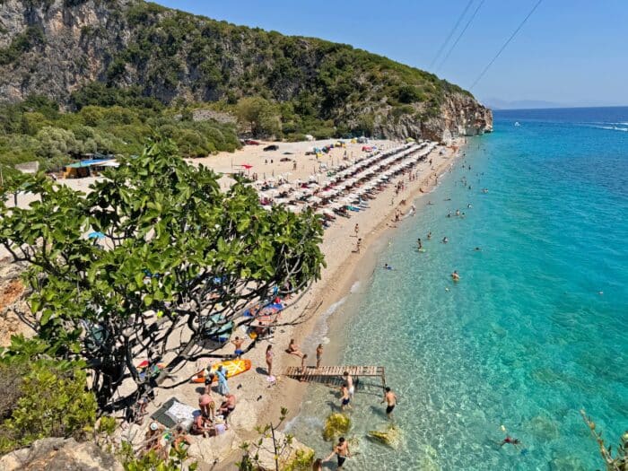 Gjipe Beach. Ruta por Albania