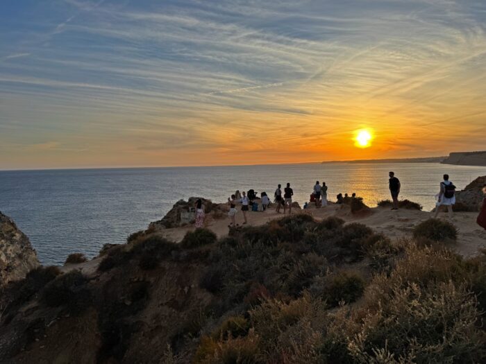 Atardecer en Ponta da Piedade. Qué hacer en Lagos
